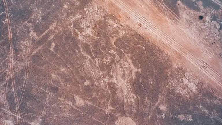 Misteriosas líneas fueron halladas por primera vez en un desierto de India