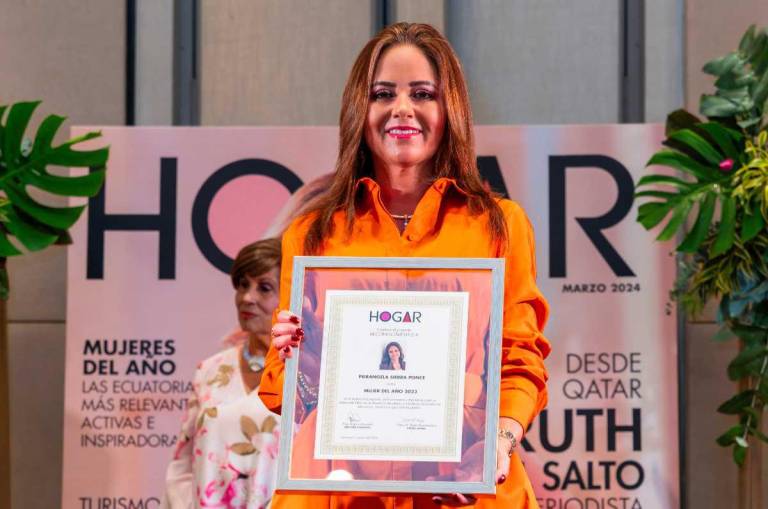 $!La empresaria ecuatoriana Pierangela Sierra, quien recibió el reconocimiento de Mujer del Año de revista Hogar.