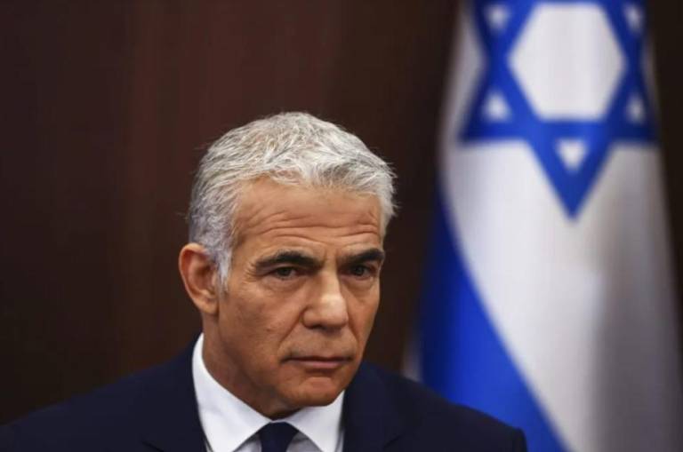 $!El primer ministro en funciones de Israel, Yair Lapid, en una imagen de archivo.