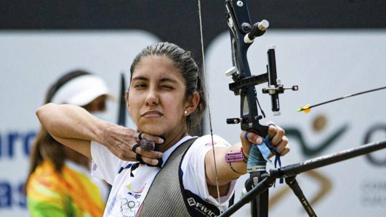 Ecuatoriana logra su mejor marca de tiro con arco en los Juegos Olímpicos