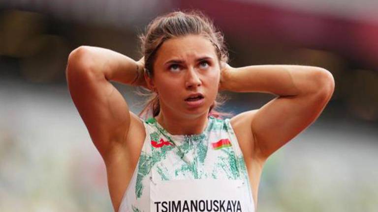 Bielorrusia intentó extraer a una de sus atletas de los Juegos Olímpicos a la fuerza