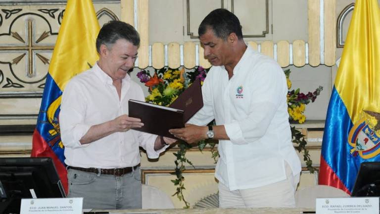 Ecuador y Colombia firman acuerdo en V Gabinete Binacional