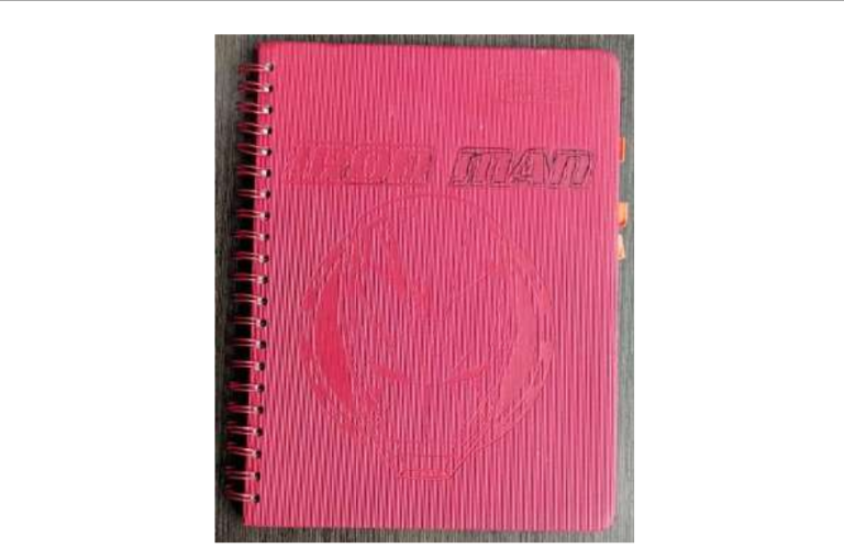 $!Cuaderno de tapa roja mostrado en la audiencia por presunto lavado de activos Blanqueo Fito.