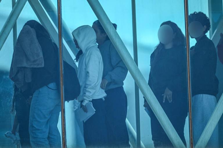 $!Fotografía de migrantes venezolanos siendo deportados de Estados Unidos.