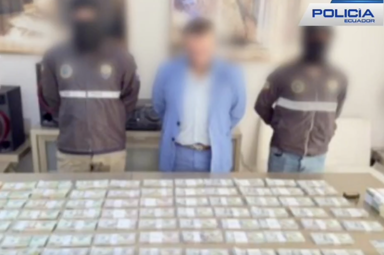 $!Benny C. fue detenido este miércoles en una urbanización privada en Samborondón.