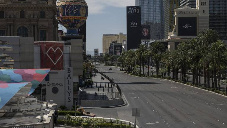 Las Vegas, un pueblo fantasma víctima de la pandemia