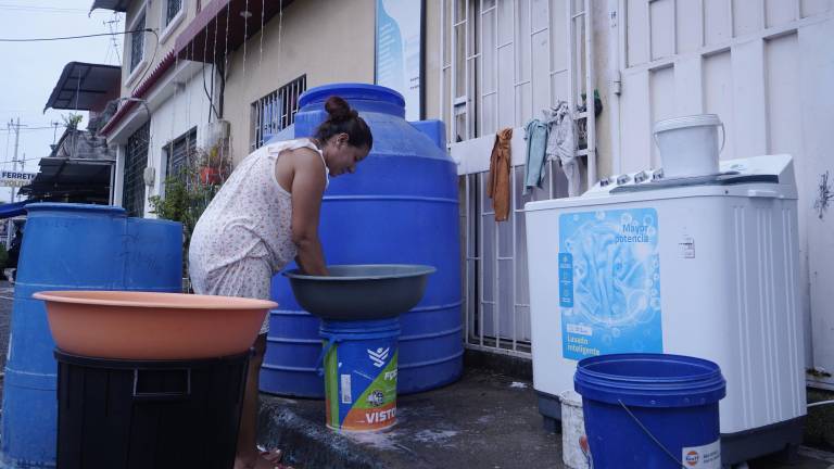 Cortes de agua en Guayaquil: más de 15 sectores del norte estarán sin servicio este fin de semana