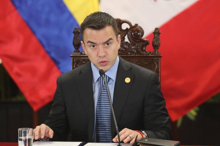 $!Fotografía de archivo fechada 04 de julio de 2024 del presidente de Ecuador, Daniel Noboa.