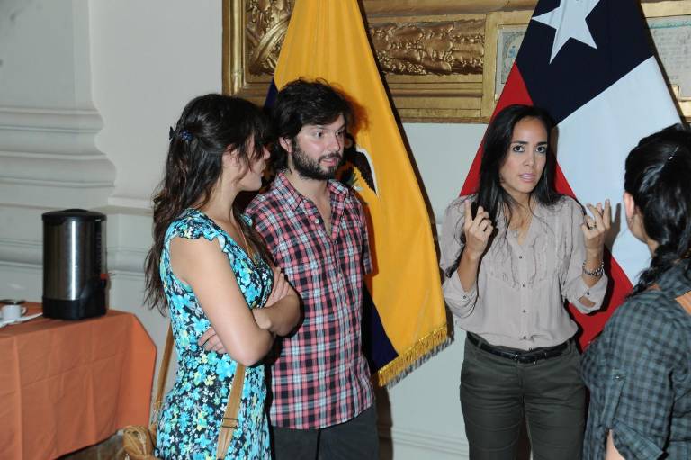 $!Gabriel Boric, durante su visita a Ecuador en 2012.