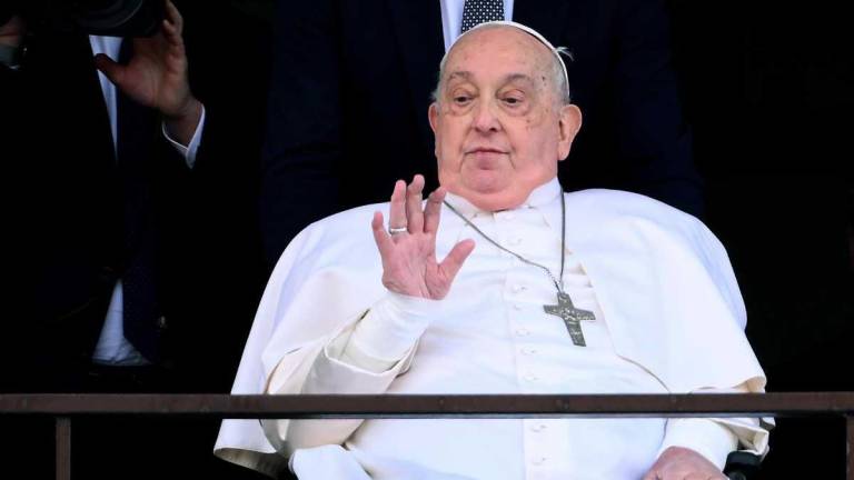 El papa Francisco reapareció en público luego de que fue dado de alta del hospital en Roma