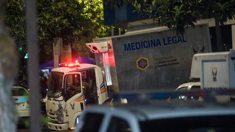 Vehículo de medicina legal, en una foto de archivo.