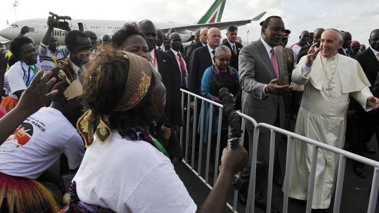 El papa en Kenia: &quot;Lo único que me preocupa son los mosquitos&quot;