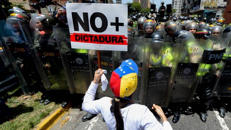 Nueve heridos en protesta de oposición venezolana