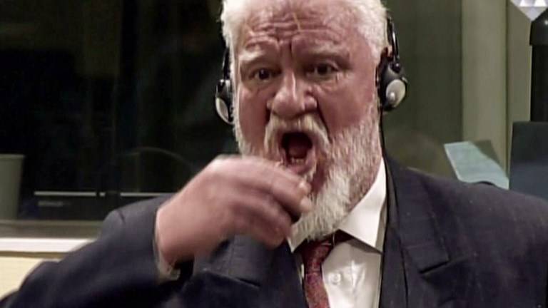 Praljak murió de ataque al corazón causado por cianuro