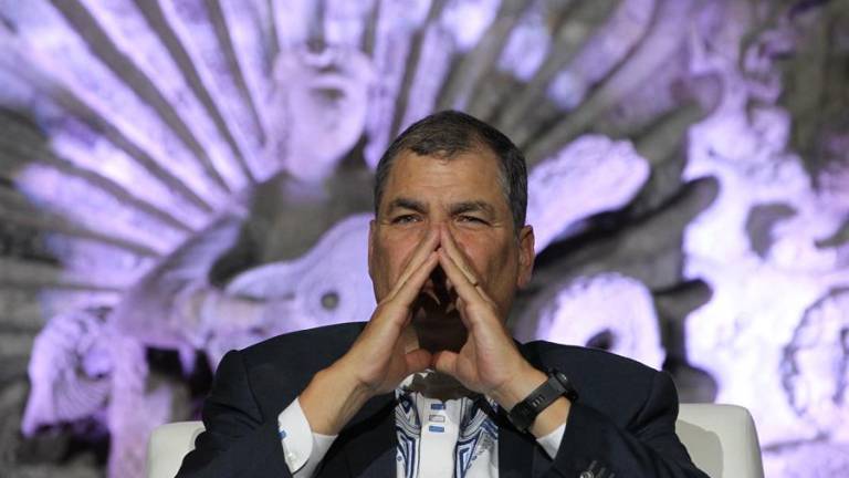 Caso Sobornos: Correa, resignado, dice que la injusticia aumenta apoyo popular a su causa