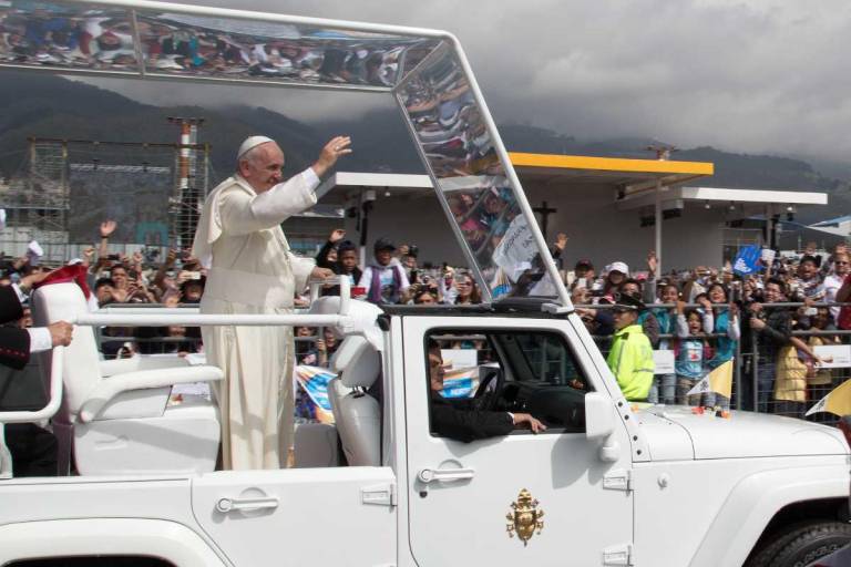 $!El Papa Francisco en Ecuador.