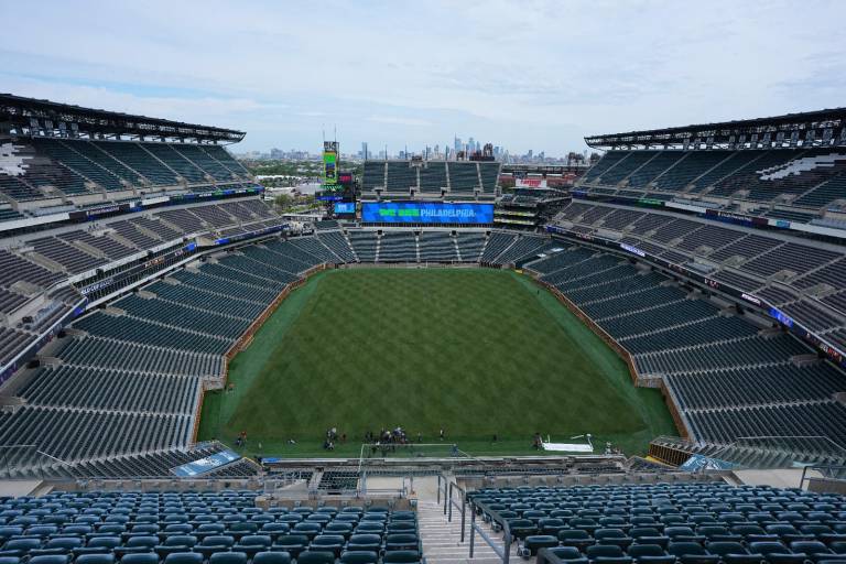 $!Ecuador juega su debut mundialista ante Costa de Marfil en el Lincoln Financial Field.