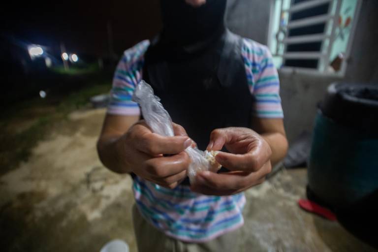 $!Evidencia de droga hallada en una vivienda irregular.
