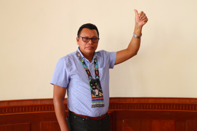 $!Jamner Manihuari, vicecoordinador general de la Coordinadora de las Organizaciones Indígenas de la Cuenca Amazónica, COICA