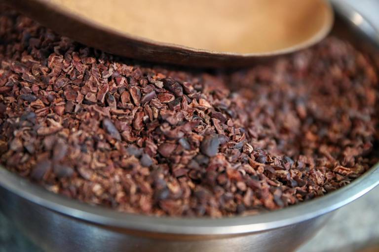 $!Fotografía de un cacao molido tomada este lunes, en Quito (Ecuador).