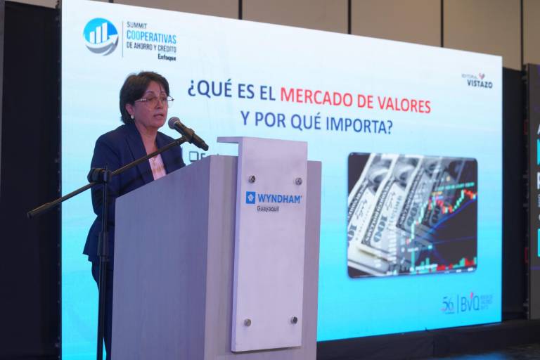 $!Diana Torres Proaño, presidenta del Directorio de la Bolsa de Valores Quito.