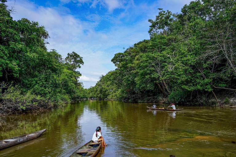 $!Actividad fluvial en la Amazonía Guyana.