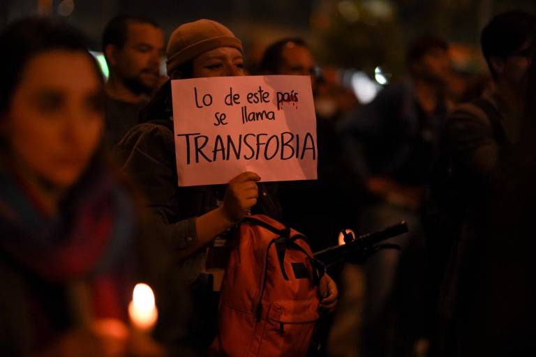 $!Una de las multitudinarias protestas que se llevaron a cabo en Colombia por el asesinato.