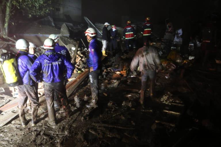 $!Desgarradora cifra: asciende a 11 muertos y 25 heridos el saldo por aluvión en La Gasca