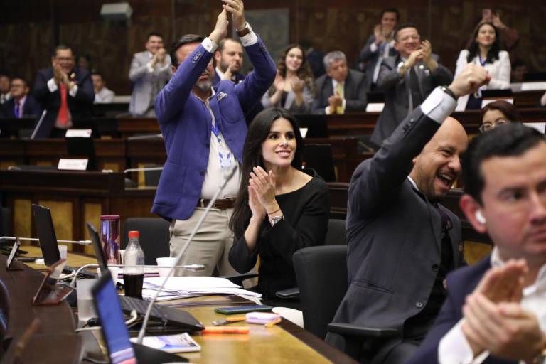 $!Los votos favorables provinieron la bancada oficialista Acción Democrática Nacional (ADN) y sus aliados.