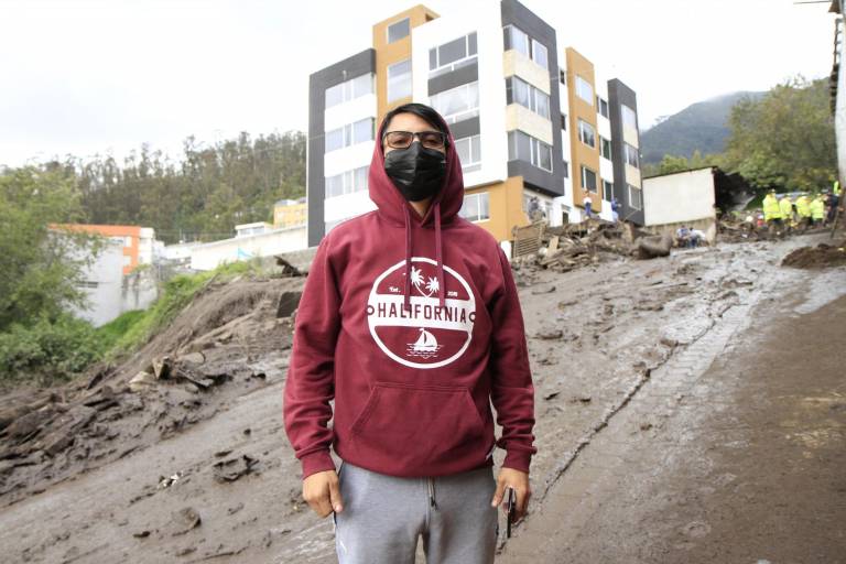 $!Esteban Quiña relató los duros momentos que pasó junto a su familia el día del aluvión.