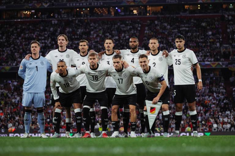 $!Los jugadores de la Selección de fútbol de Alemania previo a un partido.