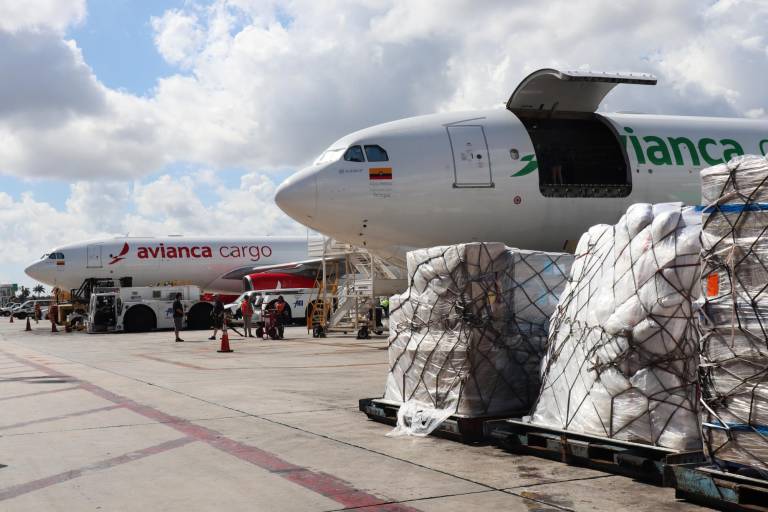 $!Avianca Cargo es una de las empresas que lleva las flores hasta Estados Unidos. Para la temporada de San Valentín se extendieron sus horarios de trabajo y se contrató un 30 por ciento adicional de personal capacitado.