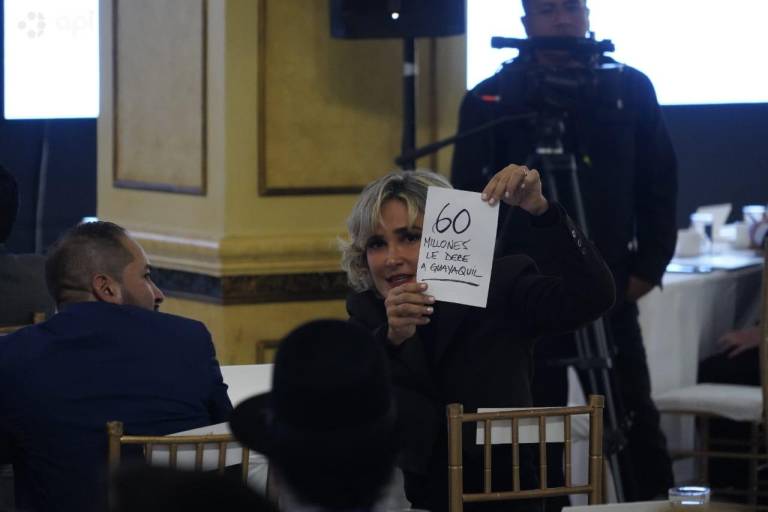 $!Autoridades de todo el país asisten a encuentro por seguridad; Cynthia Viteri arremete contra el Gobierno