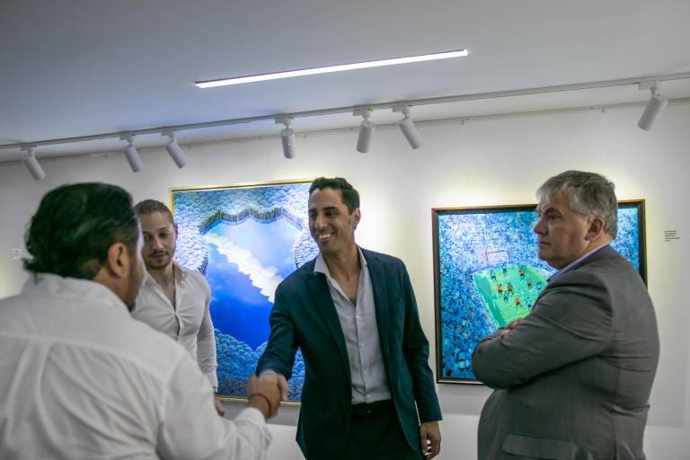 $!Emelec instaló primera galería artística deportiva en su estadio