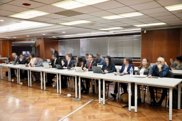 $!Audiencia de formulación de cargos contra 21 personas investigadas por el presunto delito de peculado.