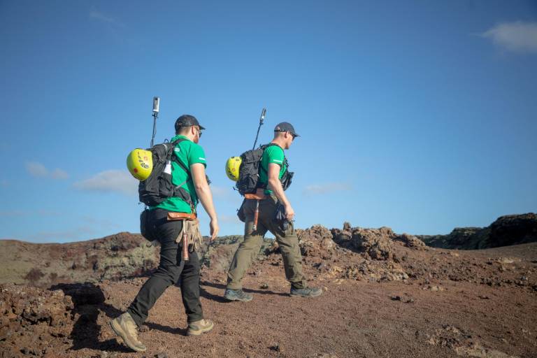 $!Astronautas se entrenan en una isla volcánica española como en la Luna