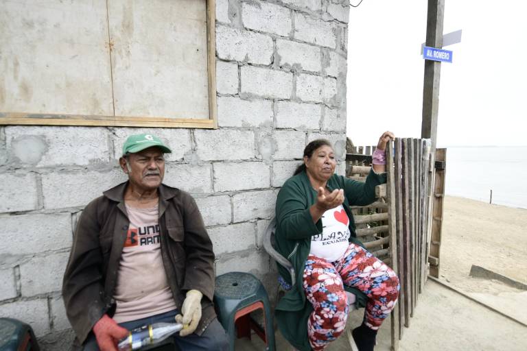 $!Blanca y Ciro Romero, moradores de la Comuna Punta de Piedra.