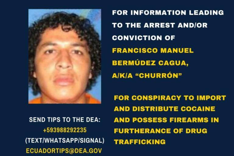 $!Estados Unidos ofrece 5 millones de dólares por la captura de 'Churrón'.