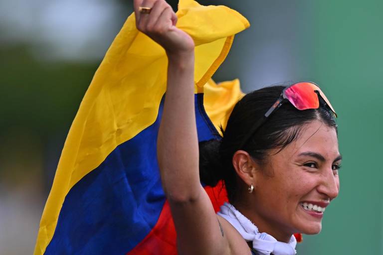 $!Paula Torres de Ecuado fue la primera en llegar a meta en el maratón.