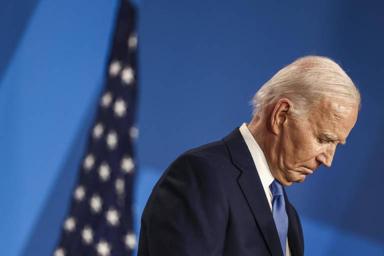 $!Washington (United States), 11/07/2024.- El presidente de los Estados Unidos, Joe Biden, durante una conferencia de prensa.