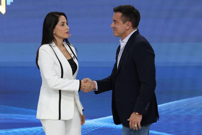 $!González emitió las declaraciones en cuestión durante el debate que sostuvo con el presidente Daniel Noboa.