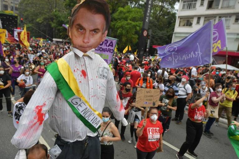 $!En la Cámara de Diputados aguardan más de un centenar de pedidos de juicio político contra Bolsonaro.