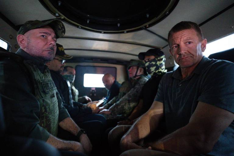 $!Erik Prince junto al ministro Gian Carlo Loffredo.