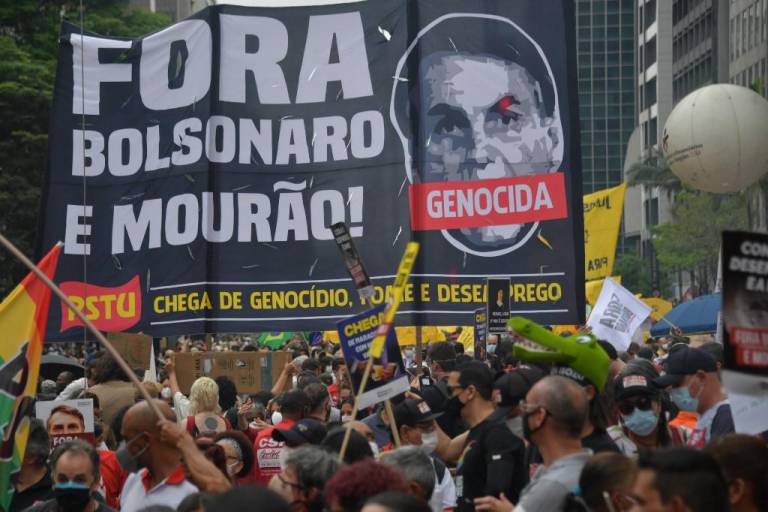 $!Partidos de izquierda promueve la salida de Bolsonaro del poder.