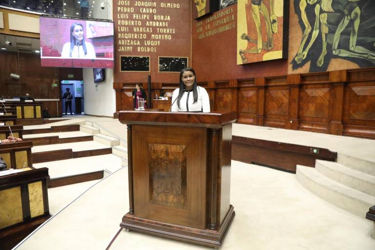 $!Diana Salazar rindió cuentas ante la Asamblea.