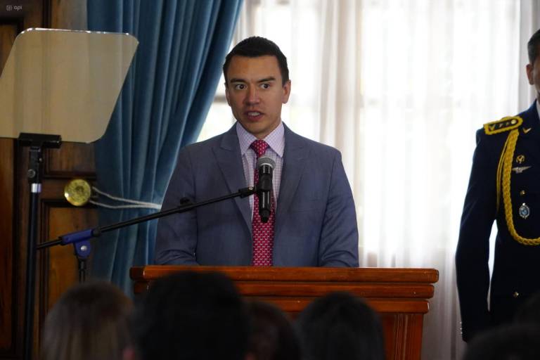 $!Fotografía de archivo del presidente de Ecuador, Daniel Noboa.