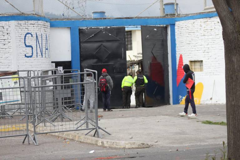 $!Fotografía de los exteriores de la cárcel de Riobamba.