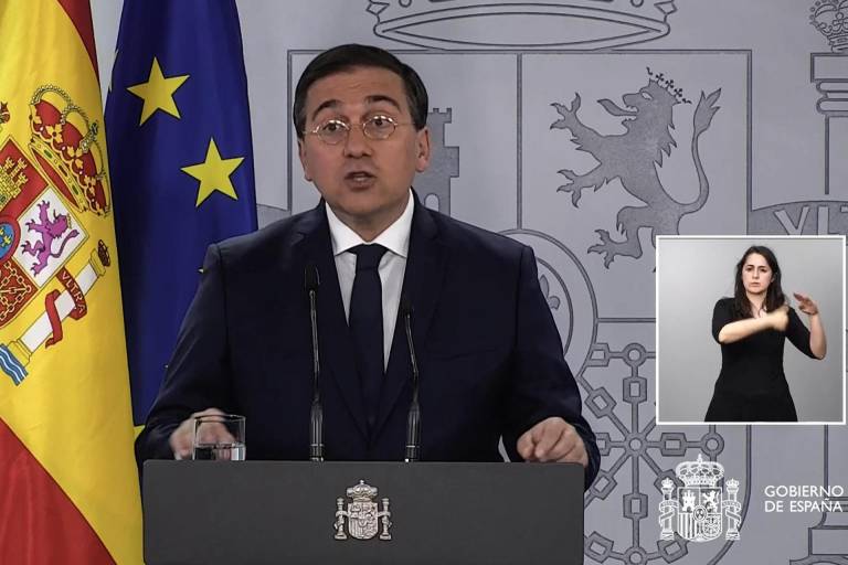 $!MADRID, 19/05/2024.- El ministro de Asuntos Exteriores, Unión Europea y Cooperación, José Manuel Albares, anunció que España llamó a consultas a su embajadora en Buenos Aires tras declaraciones de Javier Milei.