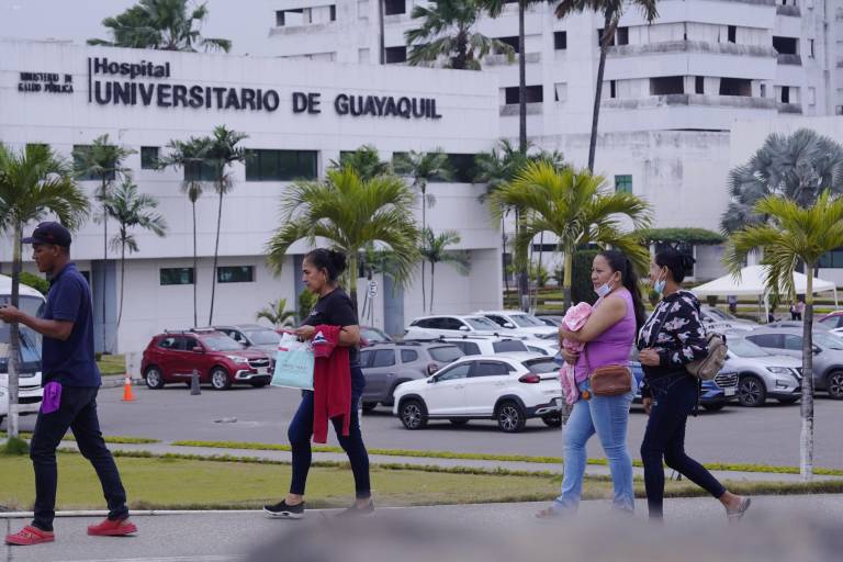 $!Fotografía del Hospital Universitario de Guayaquil, en el que se ha reportado un agravamiento del desabastecimiento de medicinas en los últimos meses.