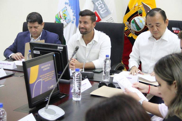 $!Michele Sensi-Contugi cuando asumió el Ministerio de Gobierno.